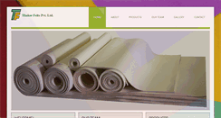 Desktop Screenshot of feltsindia.com